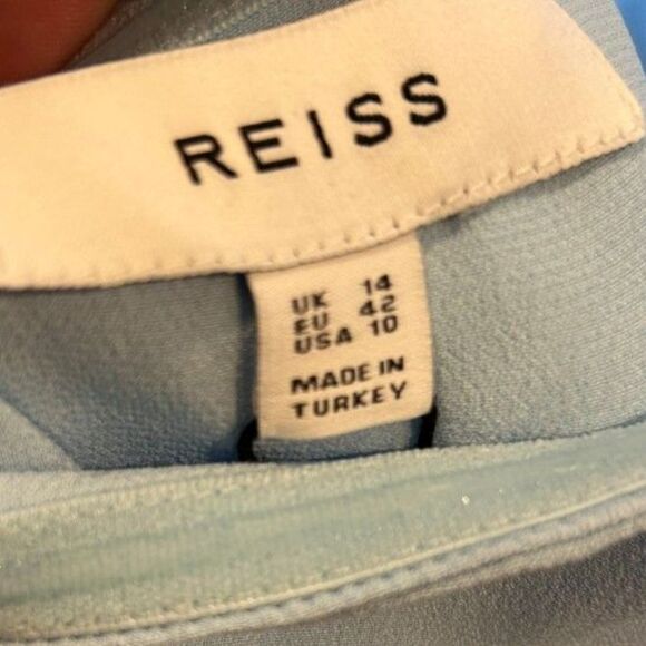 REISS Amber Drape Halter Dress - Size 14 - Runs Small - NWT - Picture 5 of 8